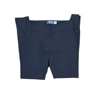 Old Navy Women's Small Navy Blue High-Waisted Stevie Ponte-Knit Pants